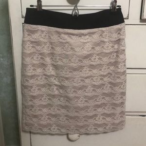 Lace business professional skirt
